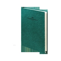 Faber-castell Kareli Bambu Not Defteri A5 Ciltli Koyu Yeşil 140-4 5075400755000 Bordo
