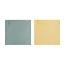 Ikea Pepprıg Mikrofiber Cam Temizlik Bezi 28 X 28 Cm Mavi Sarı 2'li Set Sarı - Mavi