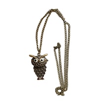 Schulzz Owl Art Baykuş Motifli Köstekli Zincirli Quartz Cep Saati