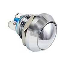 12 Mm Işıksız Metal Buton 2p Ip65 Bombe