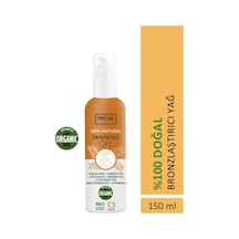 INCIA %100 Doğal Bronzlaştırıcı Yağ Organik Avokado Yağı Yoğun Bronzlaştırıcı Kakao Havuç Susam 150 ML