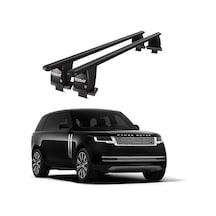 Royal Land Rover Range Rover 2021 Ve Sonrası Uyumlu Siyah Kilitli Ara Atkı Port Bagaj Tavan Barı