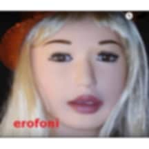 Erofoni Yeni Nesil Sarı Saçlı Büyük Boy Sesli Titreşimli Realistik 3 İşlevli Şişme Bebek Kadın Manken