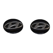 Hyundai Araç Anahtar Logo Amblemi Kumanda Logo Çap: 14 Mm 2 Adet