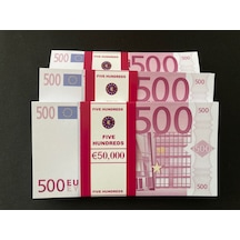 Yeni 300 Adet 500 Euro Geçersiz Eğlence Oyun Şaka Düğünde