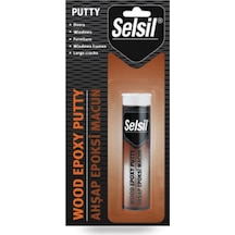 Selsil Epoxy 2 Bileşenli Macun Ahşap Yapıştırıcı 57 Gr
