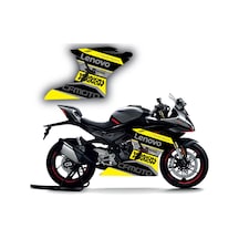 Cf Moto Sr450 Lenovo Yan Ön Grenaj Sticker Etiket Model Sarı
