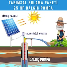 25hp Dalgıç Pompa Tarımsal Sulama Sistemi