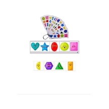 Çocuklara Geometrik Şekilleri Öğretmek Ve Yönergeye Göre Sıralamak Cırtlı Etkinlik Aktivite