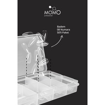 Momo Professional Soft Gel Tips Badem No:08 Tek Boy 50 Li Yedek Paket