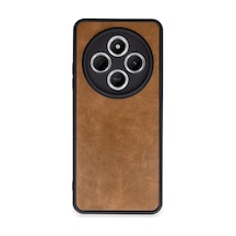 Xiaomi Redmi 14c Uyumlu Kılıf Aras Deri Kapak - Taba