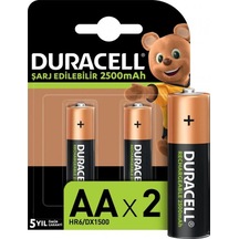 Duracell 2500 Mah 2li Şarjlı Kalem Pil