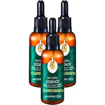 Süper Parlak Uzun Sağlam Saçlar Ve Sakallar Serumu 3adetx30 Ml Ölçeğinde Natural