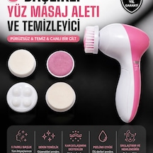 Kablosuz 5 Fonksiyonlu Yüz Temizleme Ve Cilt Bakım Cihazı Masaj Ve Peeling