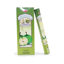 2 Adet Çubuk Tütsü Green Apple Aromalı, Aromatik Meyve Kokusu, Stick Incense, Aroma Tütsü, Scented Incense