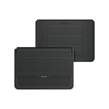 4'Ü 1 Arada Laptop Standlı Dizüstü Bilgisayar Çantası Siyah 12.1 inch