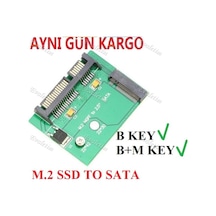 M.2 Ngff Ssd To 2.5 Sata 3 4342A B Key Çevirici Dönüştürücü Adapt