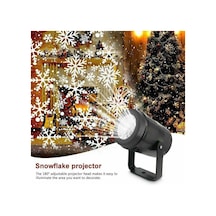 Kar Tanesi Led Noel Projektör Işıkları Dönen Peyzaj Lambası Dekorasyon Spot Noel Tatili Düğün Parti Süslemeleri İçin Au Plug Diğer
