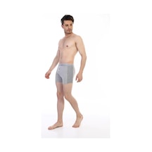 Çift Kaplan 880 Elastanlı Erkek Boxer Gri