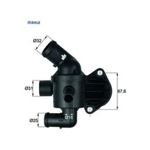 Termostat Komple 92c Polo-golf6-jetta-passat-a3-caddy 1.6 Tdı Caya-cayb-cayc-caye-cfhc 3 Bağ. Mahle 03l121111s