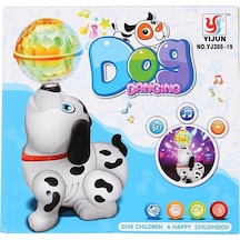 Oyuncak Sesli Işıklı Pilli Dansçı Köpek