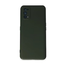 Realme 7 Pro Kılıf Nano İçi Kadife Silikon - Koyu Yeşil Koyu Yesil
