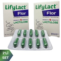 Flor Probiyotik Kapsül , Prebiyotik , Laktuloz, 2'li Avantaj Paketi