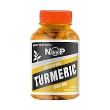 Sepe Natural NOP Zerdeçal Kapsül 100 x 880 Mg Curcumin Kurkumin Turmeric