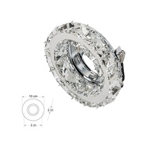 Cata Berfin Kristal Yuvarlak Dekoratif Cam Spot Ct-6584