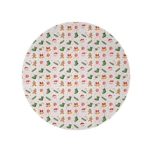 Noel Desenli 47 İnç Yuvarlak Flanel Battaniye, Yetişkin Ve Çocuk İçin, Yumuşak, Rahat Ve Hafif Noel Baba Noel Çorabı