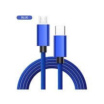 Usb Tip C Mikro Usb Kablosu Samsung Galaxy Uyumlu S7 S6 Android Hızlı Şarj Cep Telefonu Şarj Kablosu Huawei Usb Pd Kablosu