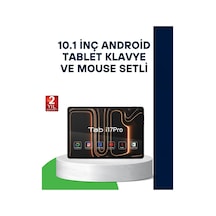 Mey İthalat 10.1 İnç Android Tablet Klavye Ve Mouse Setli 5g Destekli