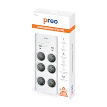 Preo Mpp05 Akım Korumalı 6'lı Priz 2 Usb+2 Type C Portlu