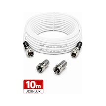 Uptech Hd Uydu Anten Kablosu 10 Metre F Konnektörlü Full Hd 4k Tv Kablosu