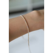 Yenigün Kuyumculuk 14 Ayar Altın Üç Renkli Dorika Bileklik Tkm31859 Sarı Altın