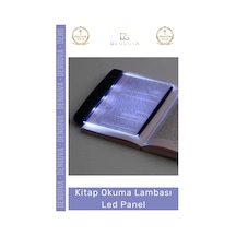 Okumalambası Şeffaf Pleksiglas Göz Dostu Taşınabilir Pilli Kitap Aydınlatma Aparatı Okuma Lambası L