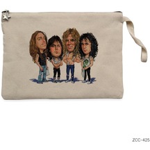 Metallica Cartoon Clutch Astarlı Cüzdan / El Çantası