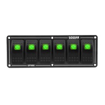 Goldsea Switch Panel Slim Model 6 Anahtar Yeşil