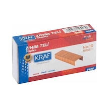 Kraf Zımba Teli No 10 Sarı 1000'li Paket