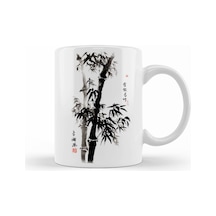 Bamboo Kupa Bardak Porselen Karışık