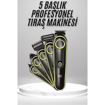 Saç Sakal Vücut Tıraş Makinesi 5in1 Kablosuz Burun Kulak Tıraş Makinesi Tkn3tgsl6an6hekhrmz