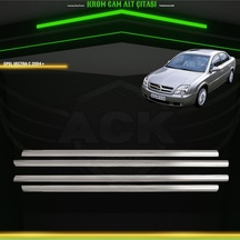 Opel Vectra C 2002-2008 Araca Özel Krom Cam Alt Çıtası A+