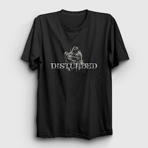 Presmono Unisex Death Disturbed T-shirt Siyah