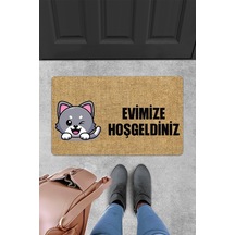 Evaşk Kapı Önü Paspası Vinil Kaymaz Tabanlı 45 X 70 Evaşkdm10115