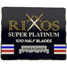 Rixos Super Platinum Berber Ustura Tıraş Bıçağı 1 Paket/100 Adet Yarım Jilet