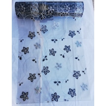 Şeffaf Desenli 80cm X 120cm Masa Örtüsü 1.7mm Kalın Pvc Kaymaz Masa Örtüsü