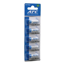 Atc Super Alkaline Battery A23 - 23a Lr23 Araç - Oto Kumanda Pili 12v 5li Kart Bx40