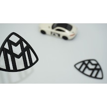 Maybach Yan Kanatlar Siyah Abs Logo Arma Seti
