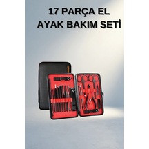 Profesyonel 17 Parça Manikür Seti El Ve Bakımı