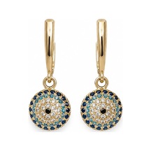 Xuping Jewelry Nazar Boncuklu Küpe Altın